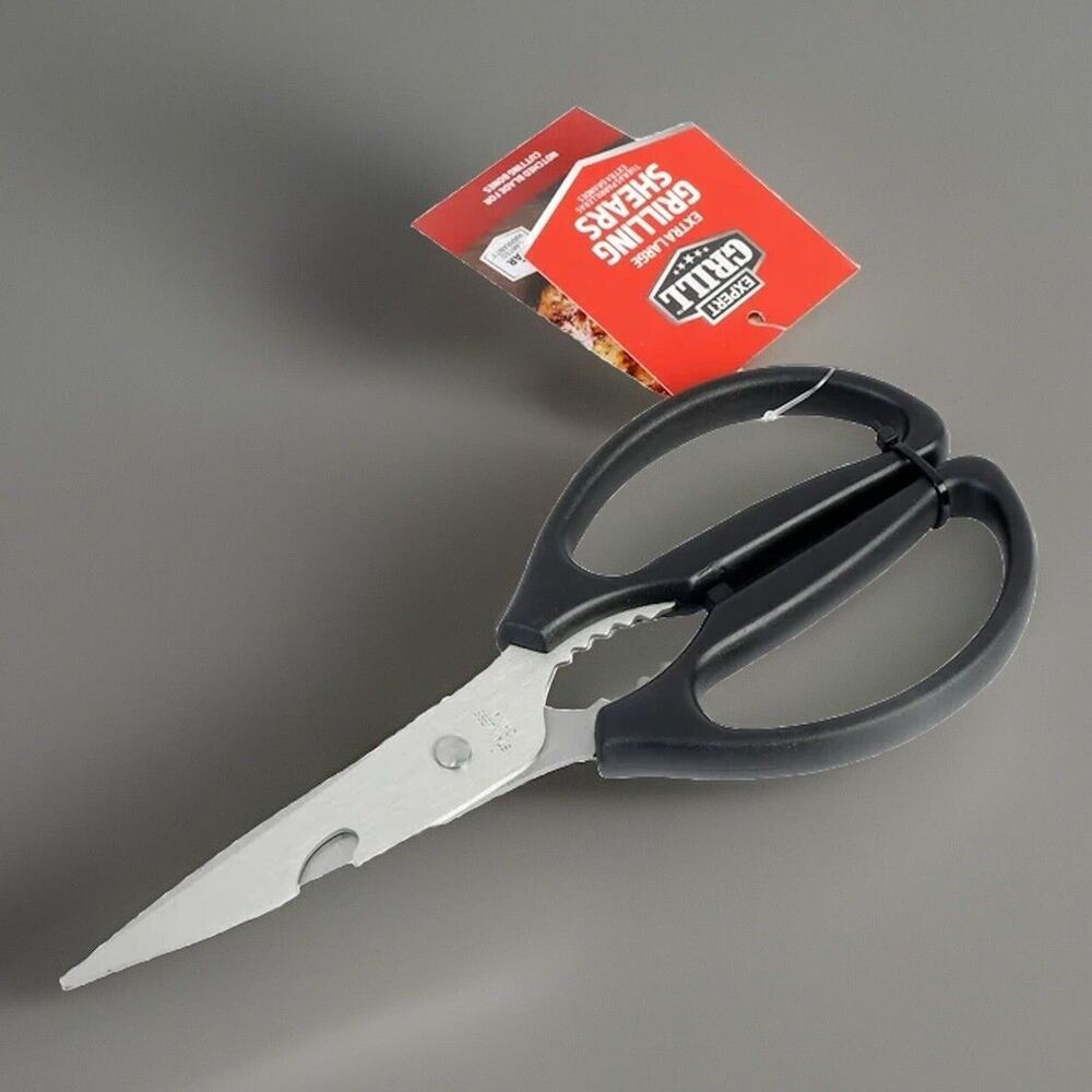 🔥Expert Grill Extra Large Grilling and Kitchen Steel Shears BNWT💥